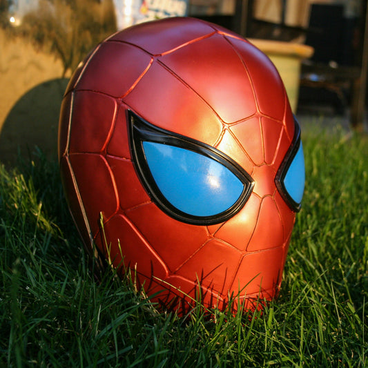 Custom Iron Spider Man Replica Display / Cosplay Helmet (Wearable and Display)