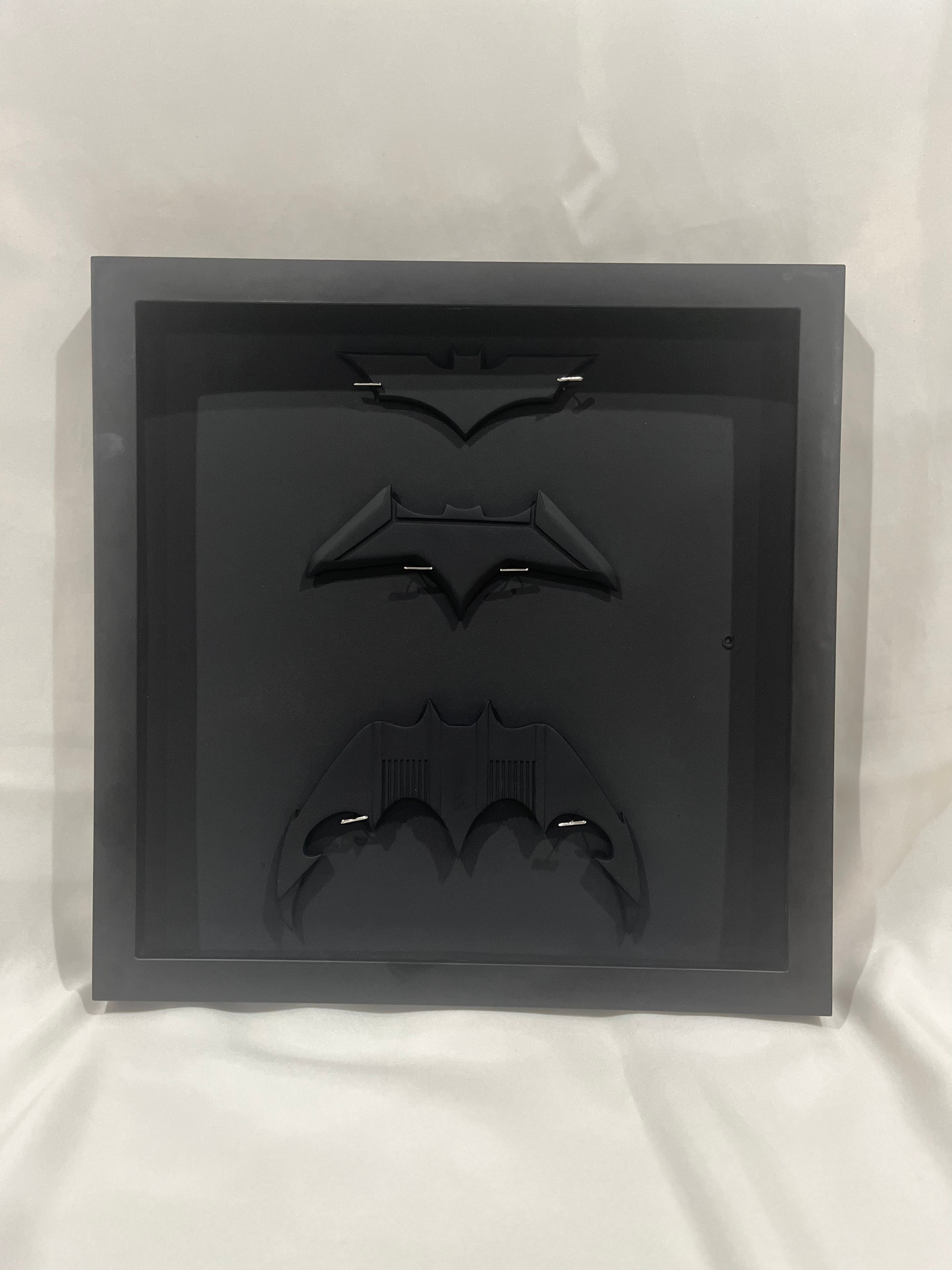 Screen Accurate Framed Batarang Collection (The Dark Knight, Batman v.s. Superman, and Batman 1989)