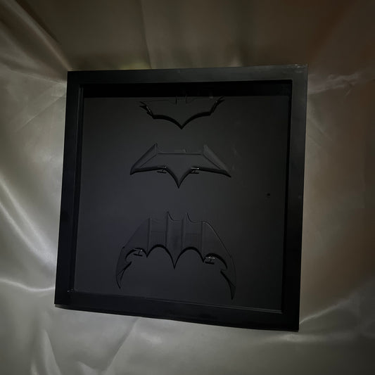 Screen Accurate Framed Batarang Collection (The Dark Knight, Batman v.s. Superman, and Batman 1989)