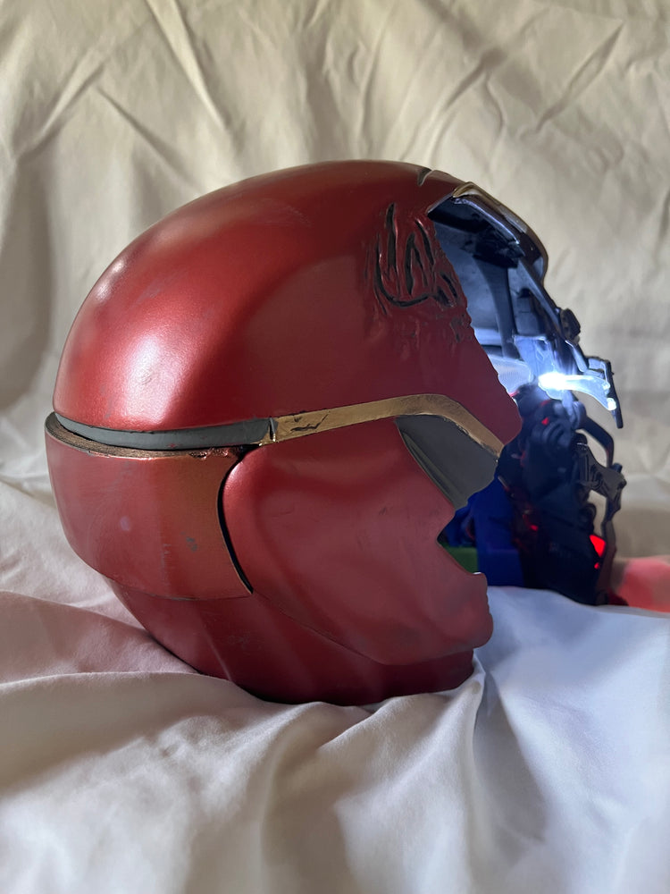 Iron Man Mark 50 Helmet Battle Damaged